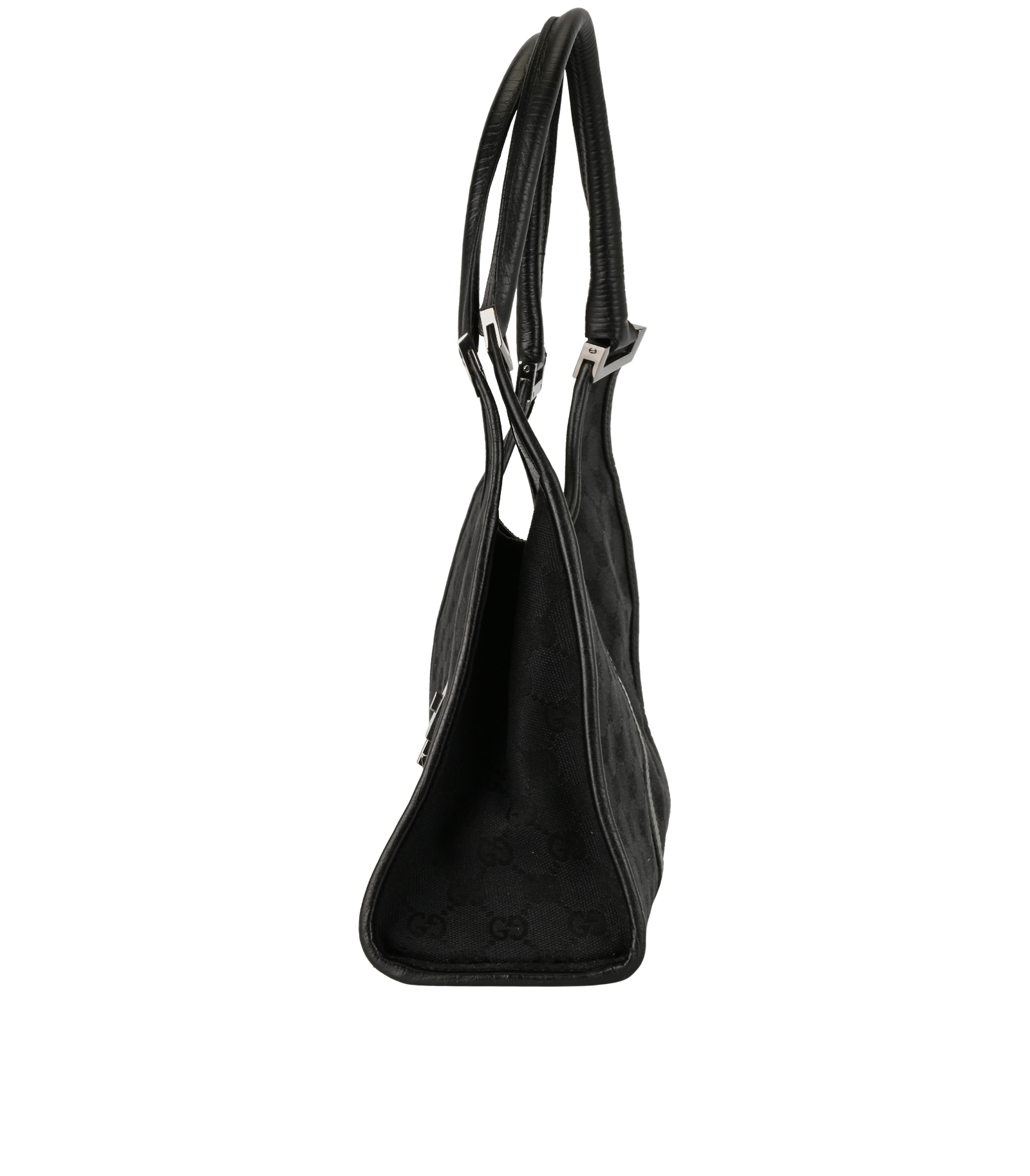 Vintage Jackie Bardot, &pound;375, Handbags, Black, Canvas, Bottom view